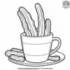 Traditional Churros Fun Coloring Pages