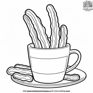 Traditional Churros Fun Coloring Pages