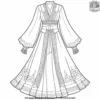 Traditional Cultural Wardrobe Coloring Pages