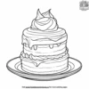 Tres Leches Cake Coloring Pages