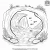 Underwater Cave Coloring Pages