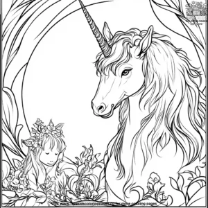 Unicorns and Mythical Beasts Coloring Pages