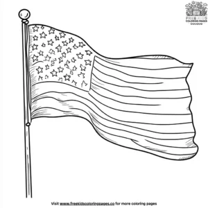 United States Flag Coloring Pages