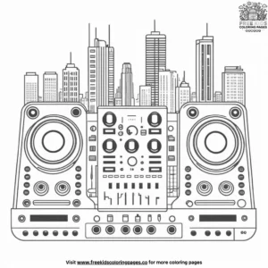 Urban Beats Coloring Pages