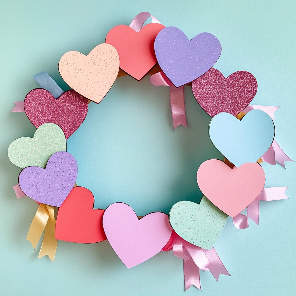 Valentine's day wreath 1