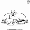 Walrus Colony Coloring Pages