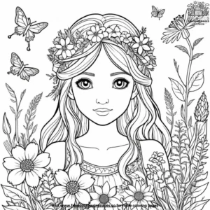 Wildflower Wonder Coloring Pages