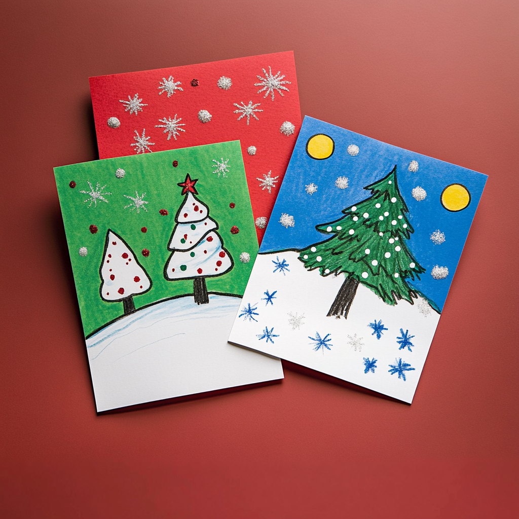 Winter greeting cards 3