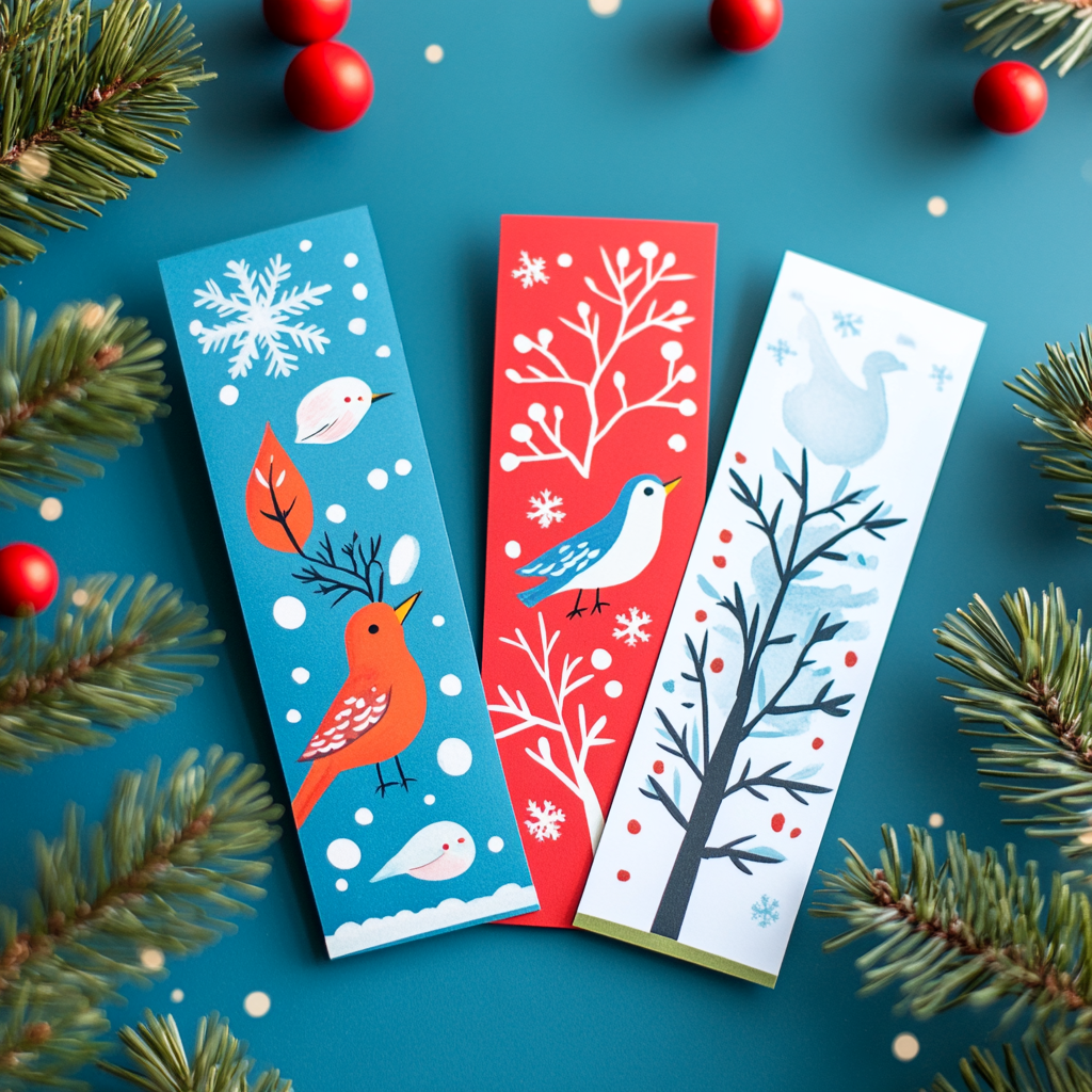 Winter themed bookmark 3