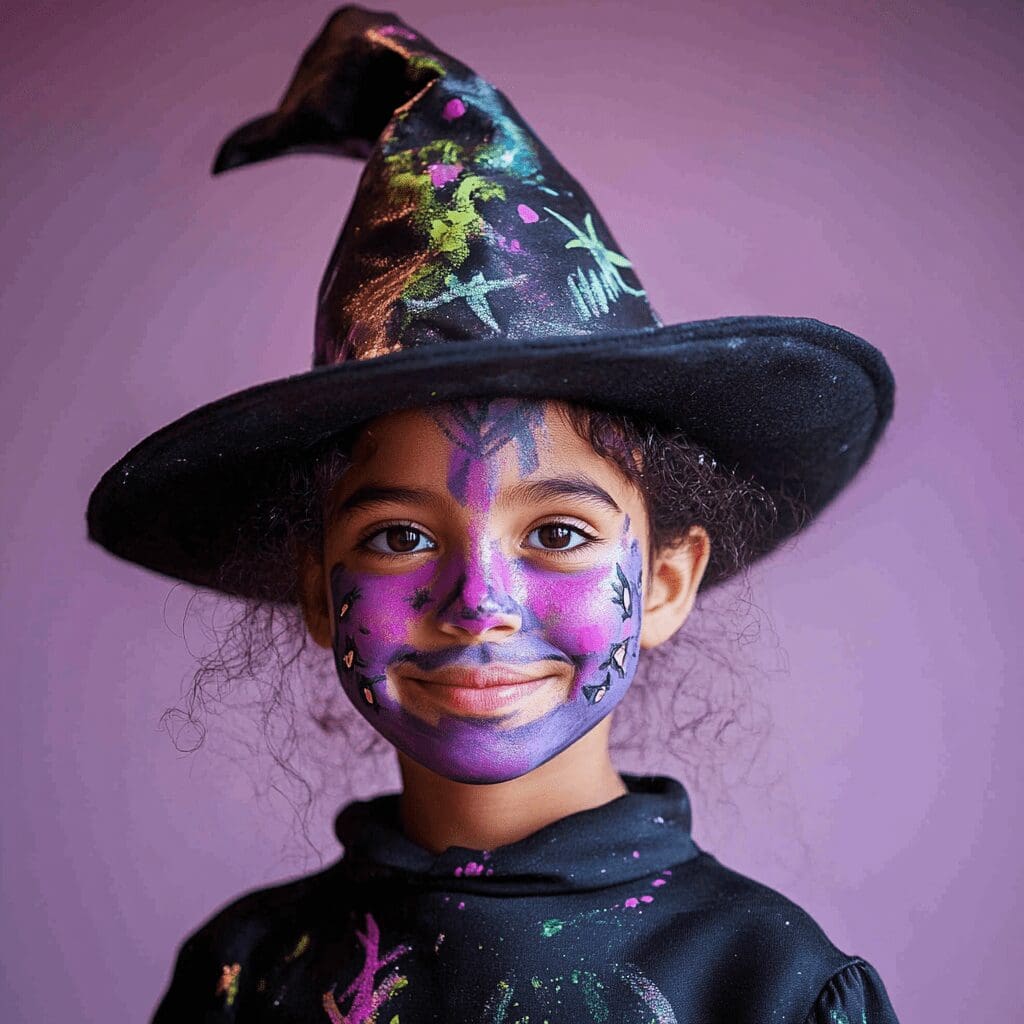 Witch face paint ideas