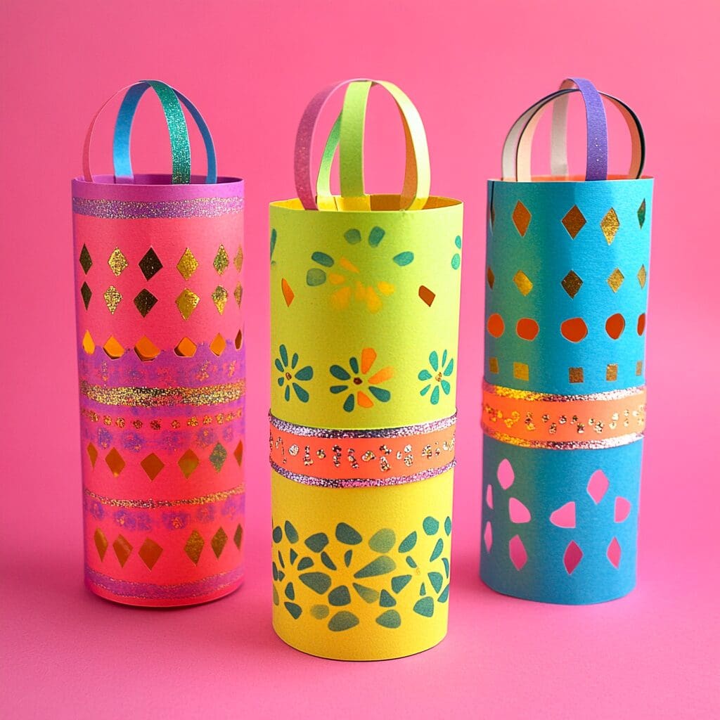 Diwali paper lanterns 1