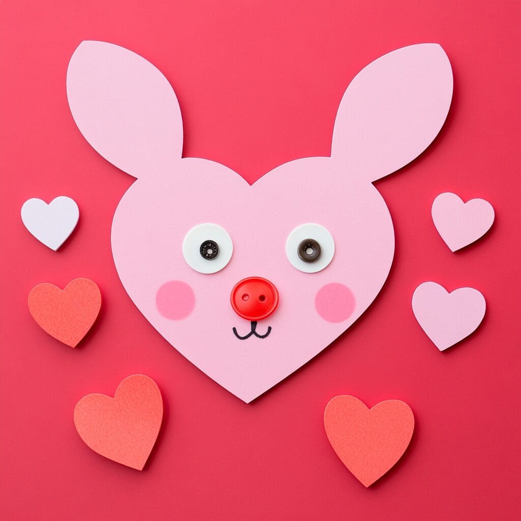 Heart shaped animal face 1