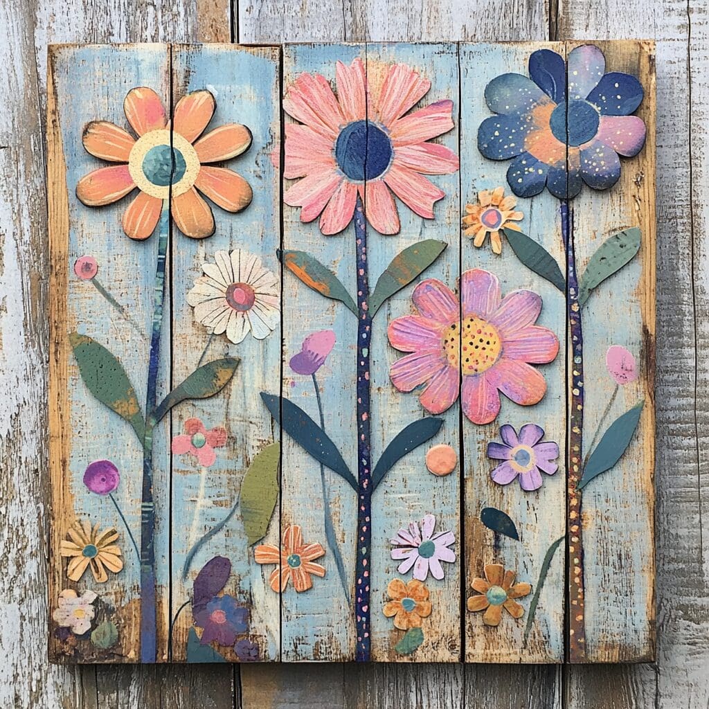 How to decoupage on wood example 2