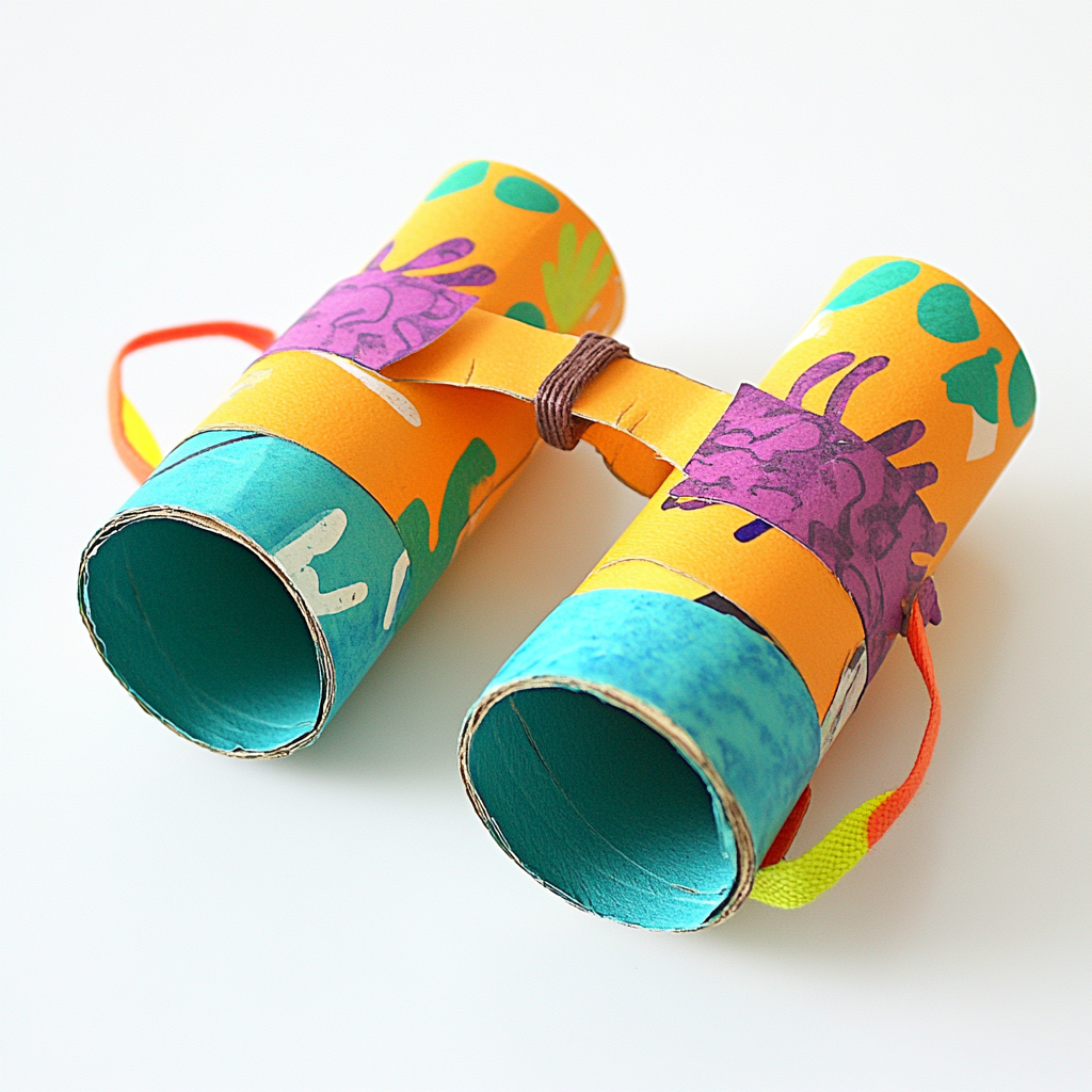 Paper roll binoculars 1