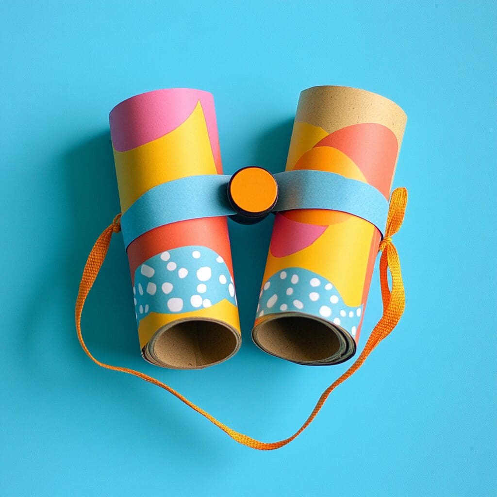 Paper roll binoculars 2