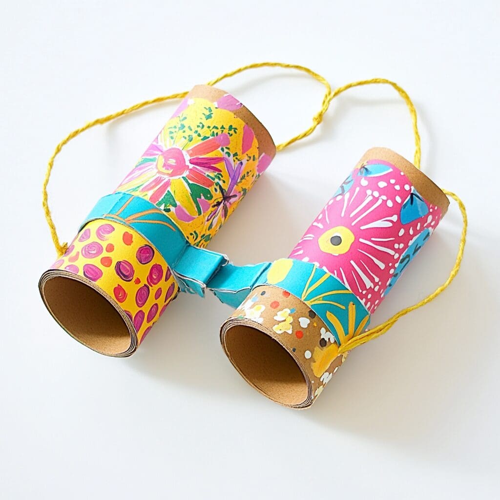 Paper roll binoculars 3