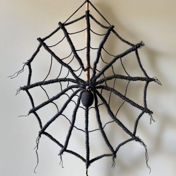 Macrame Spider Pattern Halloween Macrame: 7 Spooky And Creative DIY Decor Ideas