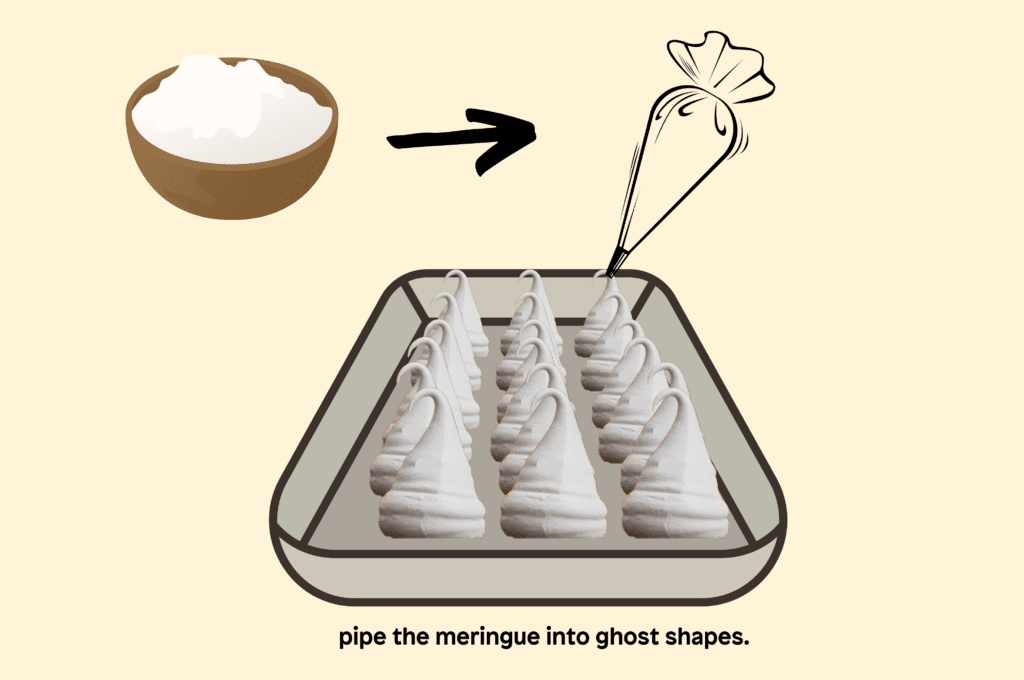 Meringue ghosts