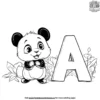 A for Animal Coloring Pages