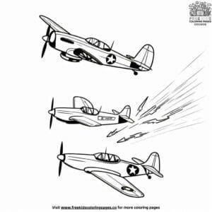 Airshow Spectacle Coloring Pages