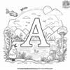 Alphabet Adventure Coloring Pages