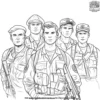 American Heroes Coloring Pages