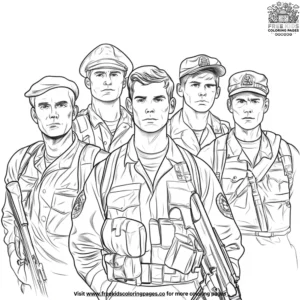 American Heroes Coloring Pages