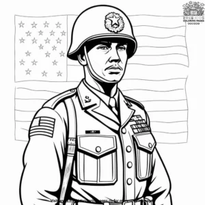 American Soldier Coloring Pages