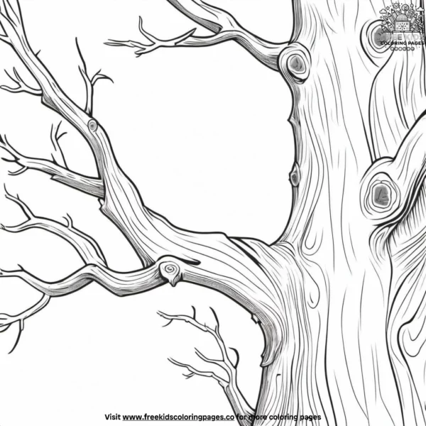 Ancient bristlecone bark coloring pages