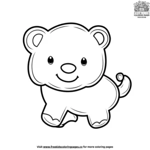 Animal Shaped Cookies Coloring Pages