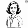 Anne Frank Coloring Pages