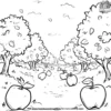 Apple Orchard Adventure coloring pages