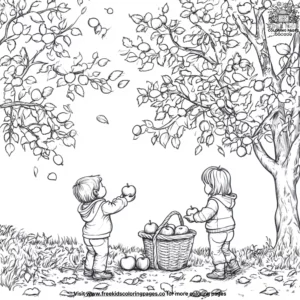 Apple Orchard Outings Coloring Pages