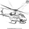 Army Chopper Coloring Pages