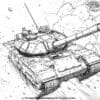 Army Tanks Coloring Pages