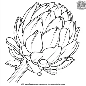 Artichoke Coloring Pages