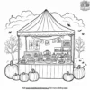 Autumn Arts and Crafts Fair Coloring Pages