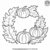 Autumn Crafts Coloring Pages