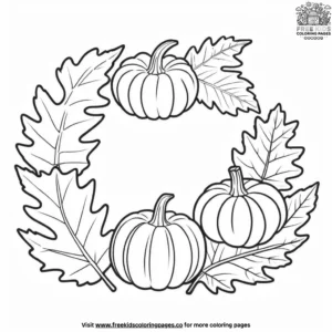 Autumn Crafts Coloring Pages