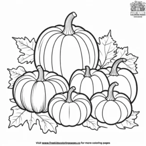 Autumn Harvest Coloring Pages