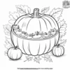 Autumn Harvest Foods Coloring Pages