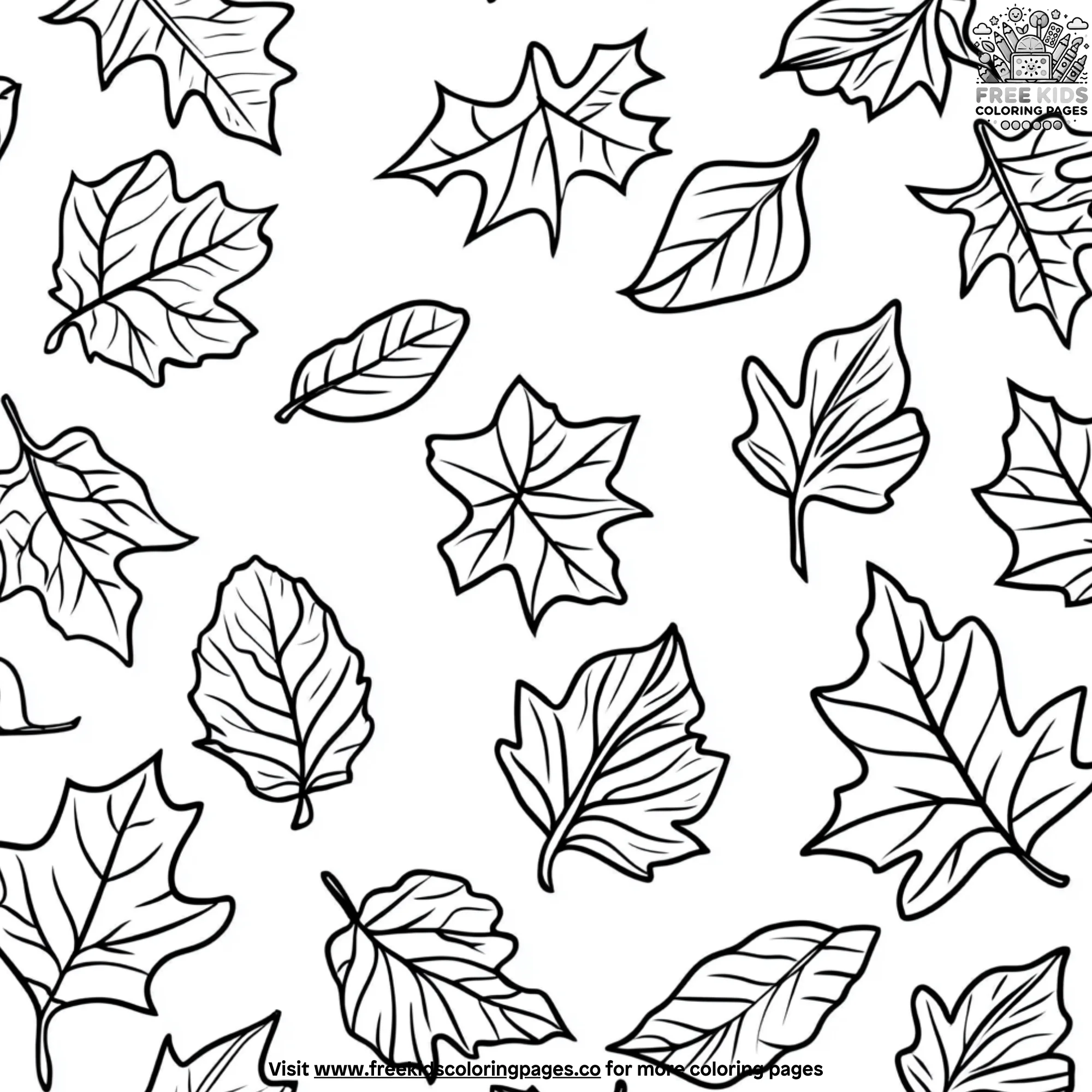 Coloring Pages Of Autumn Leaves Coloring Pages Of Autumn Leaves