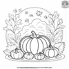 Autumn Traditions Coloring Pages