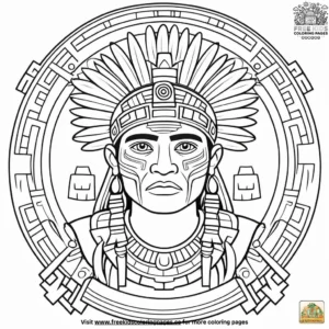 Aztec Empire Coloring Pages