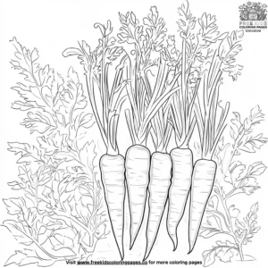 Baby Carrots Coloring Pages