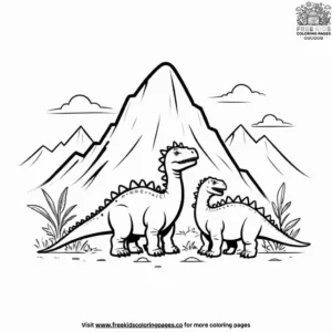 Baby Dinosaurs Coloring Pages