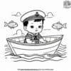 Baby Sailor On Boat Coloring Pages