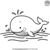 Baby Whale Joy Coloring Pages