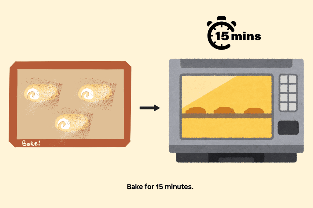 Bake at 375°f for about 15 minutes or until golden brown