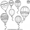 Balloon Decor Coloring Pages